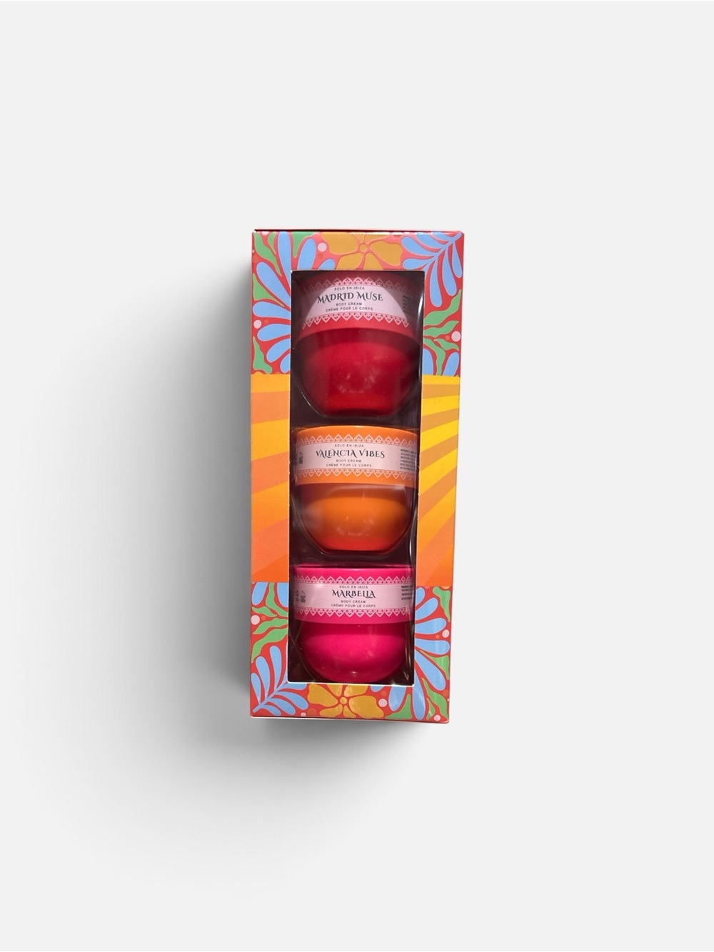 Madrid Muse Triple Scented Body Butter Set - Red, Orange, Pink